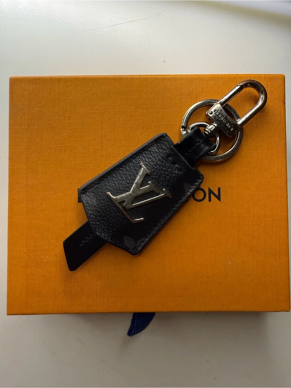 Louis Vuitton Monogram Eclipse Clochette Bag Charm & Key Holder